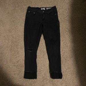 Black skinny jeans
